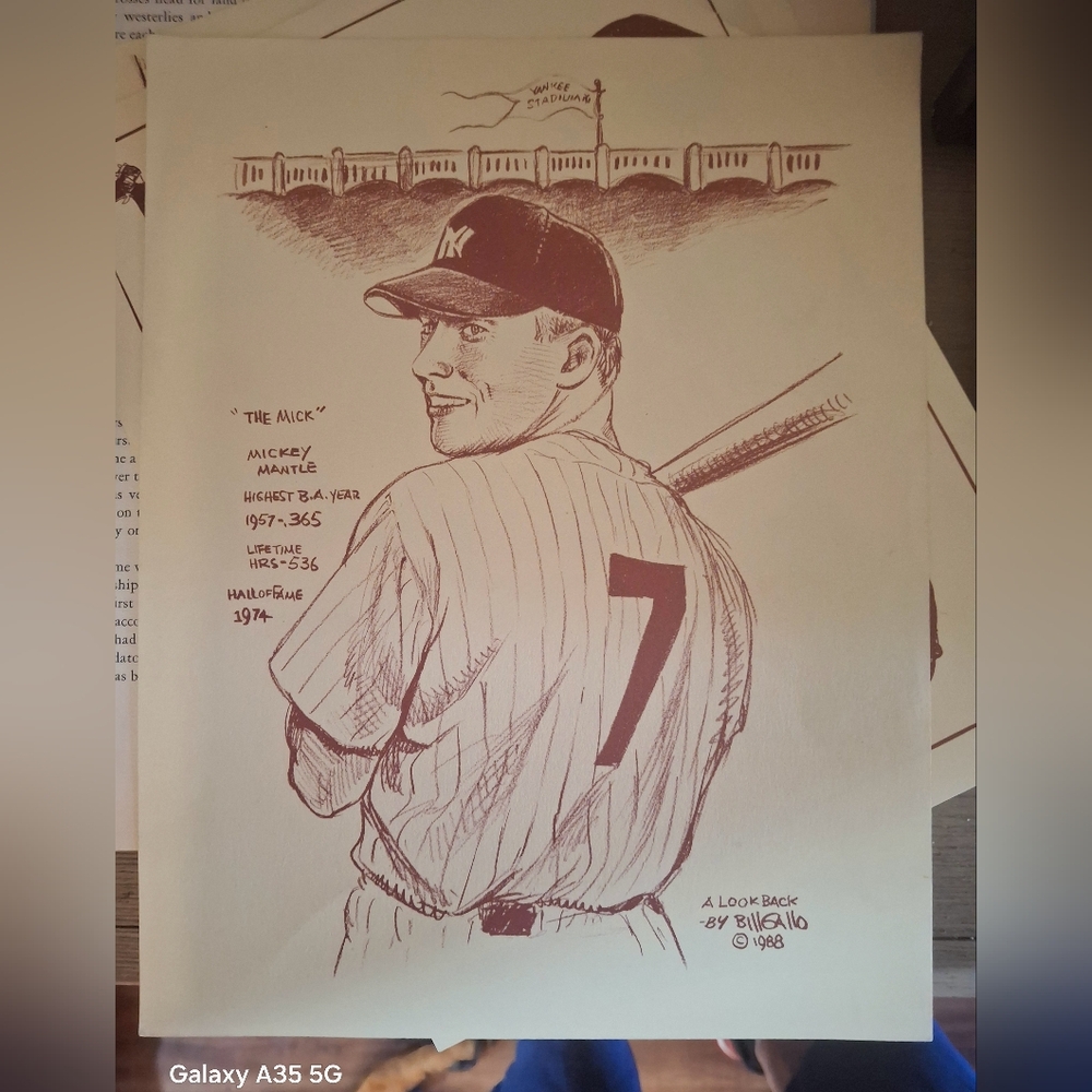 Bill Gallo lithograph a look back